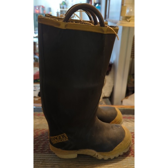 Firewalker Ranger Firefighter Rubber Boots Size 6 Medium Width Steel Toe main image 5